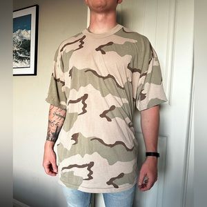 Vintage 90s Rothco Desert Camo T-Shirt